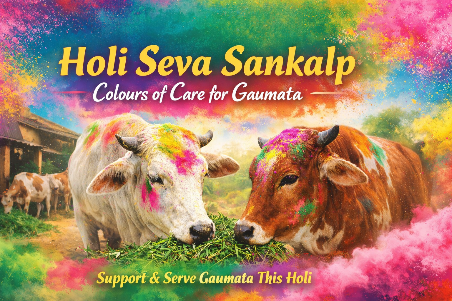 Holi Gau Seva – Colours of Care for Gaumata