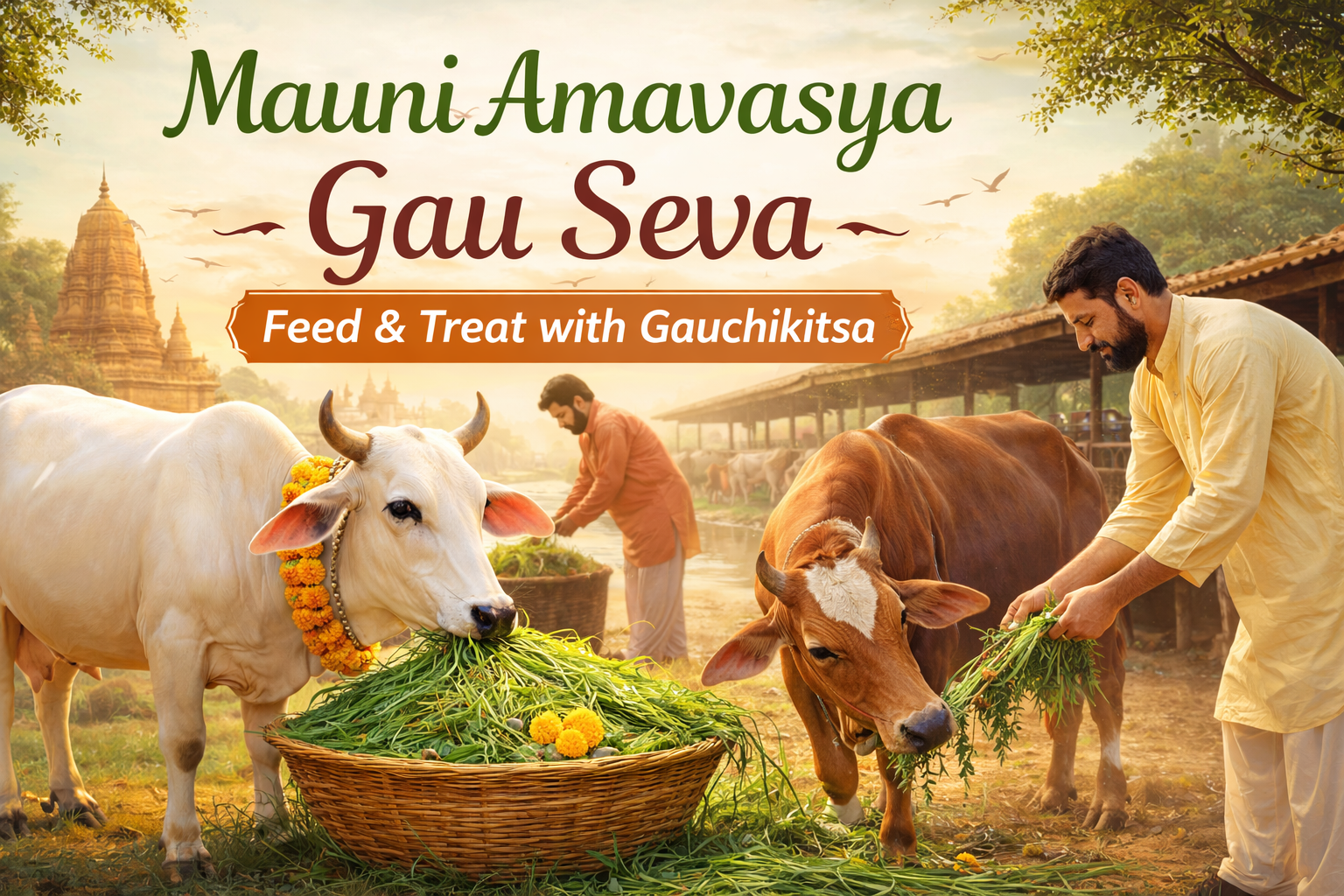 Mauni Amavasya Gau Seva