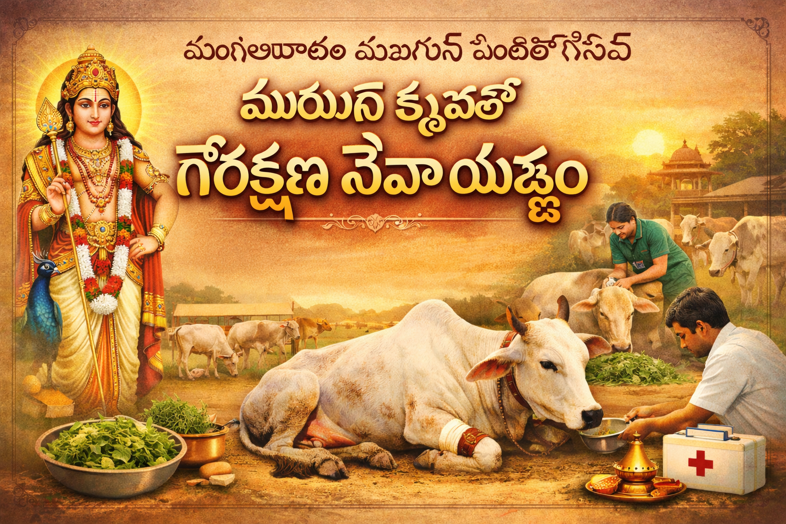 మంగళవారం మురుగన్ పేరుతో గోసేవ