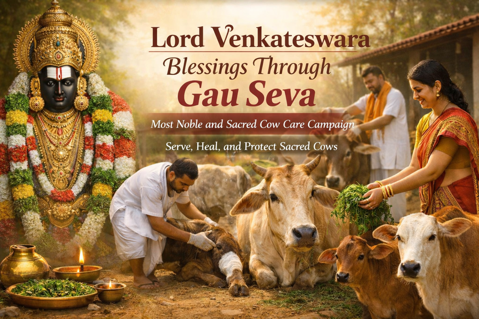 Lord Venkateswara Divine Gau Seva Campaign