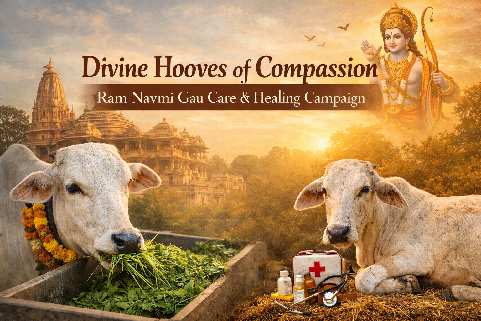 Divine Hooves of Compassion: Ram Navmi Gau Care and Healing