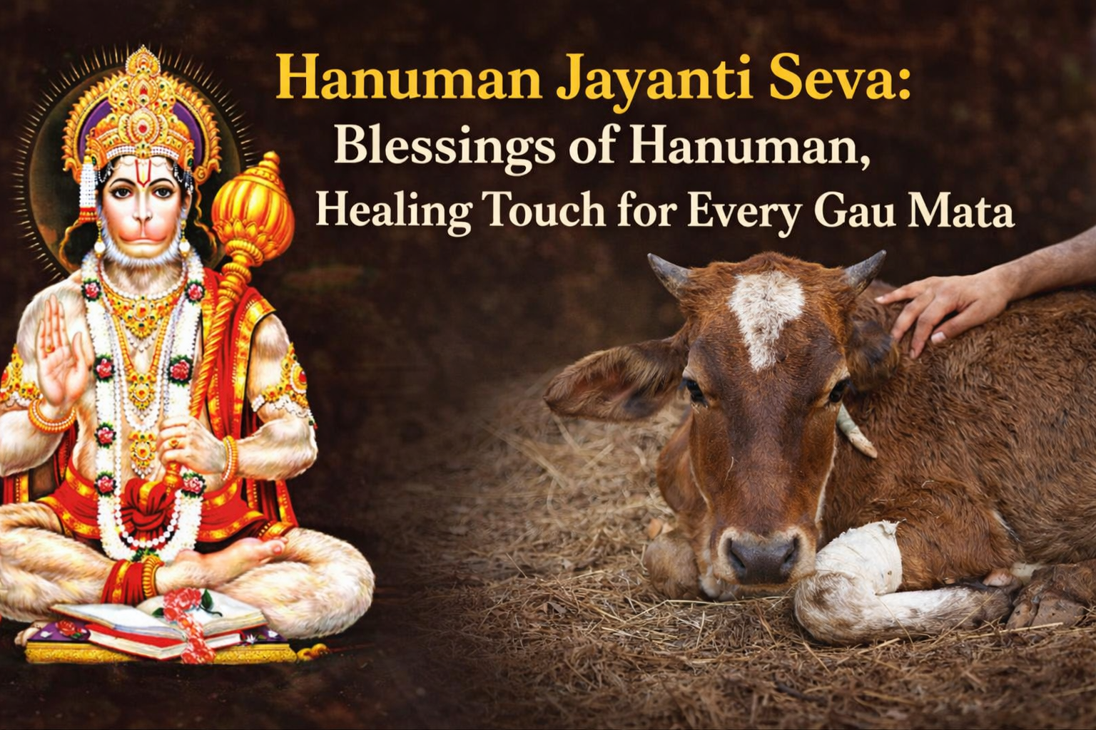 Hanuman Jayanti Gau Seva