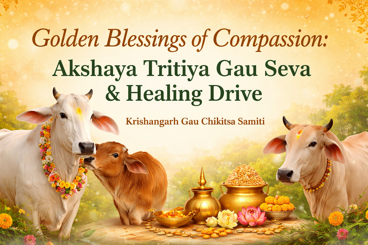 Akshaya Tritiya Gau Seva and Healing