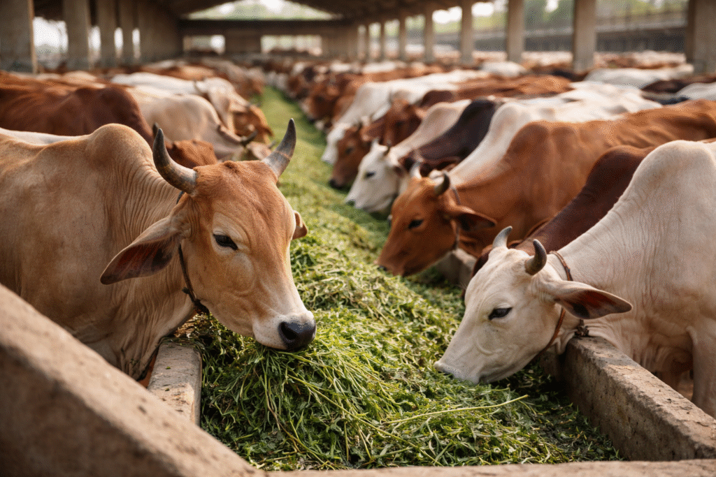 A Noble Mission for Injured and Hungry Cows