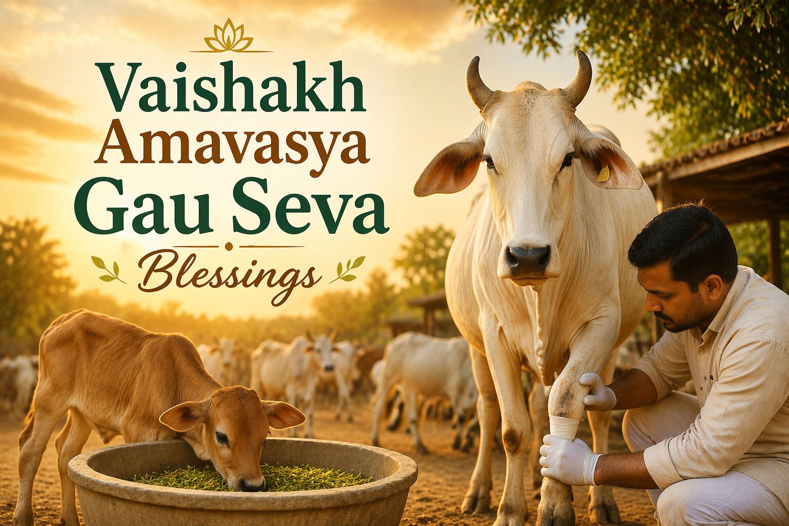 Vaishakh Amavasya Gau Seva Blessings