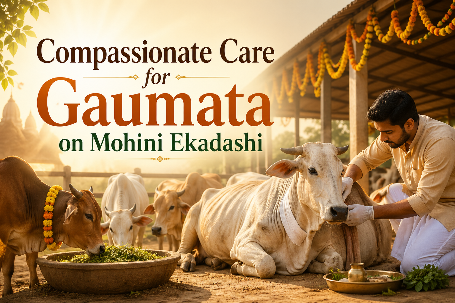 Compassionate Care for Gaumata on Mohini Ekadashi