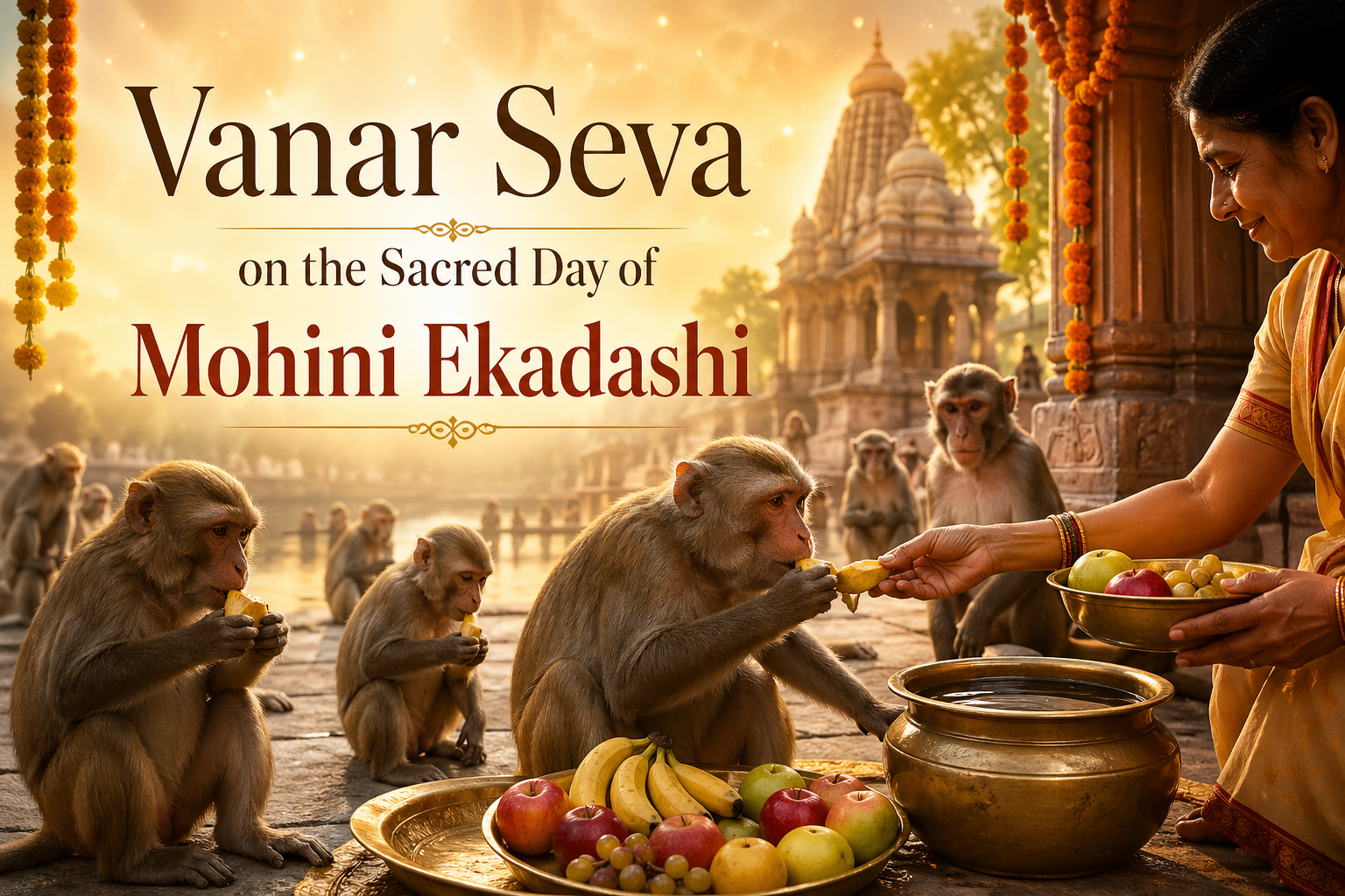 Vanar Seva on the Sacred Day of Mohini Ekadashi