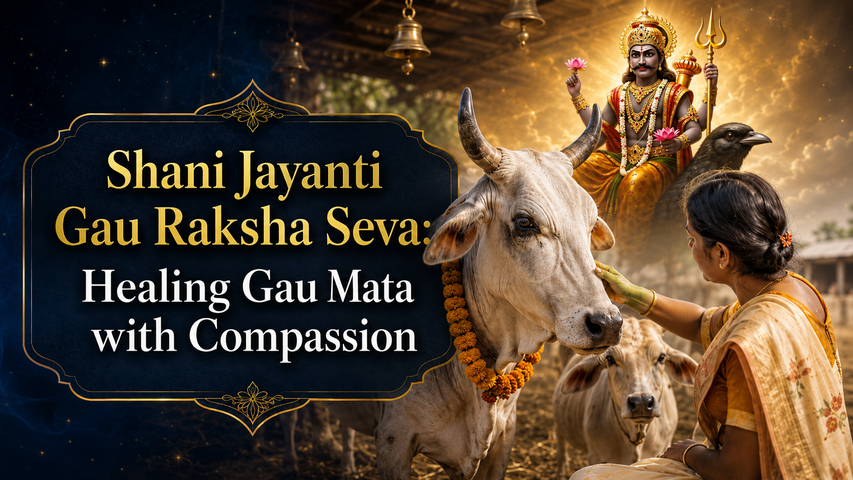 Shani Jayanti Gau Raksha Seva: Healing Gau Mata with Compassion