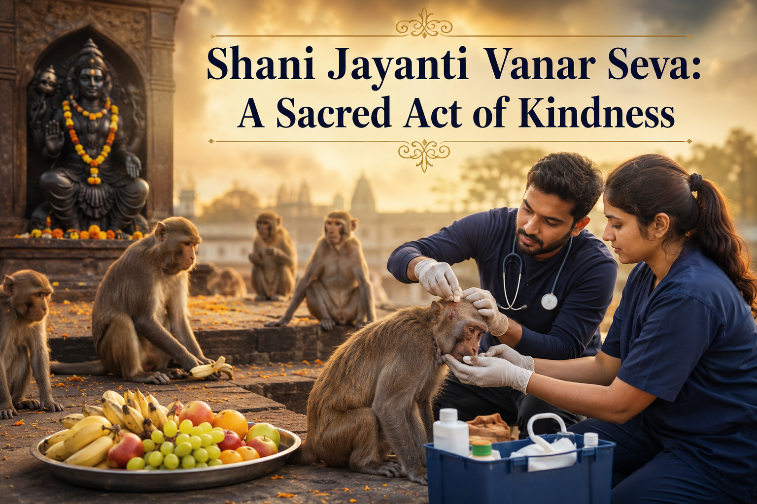 Shani Jayanti Vanar Seva: A Sacred Act of Kindness