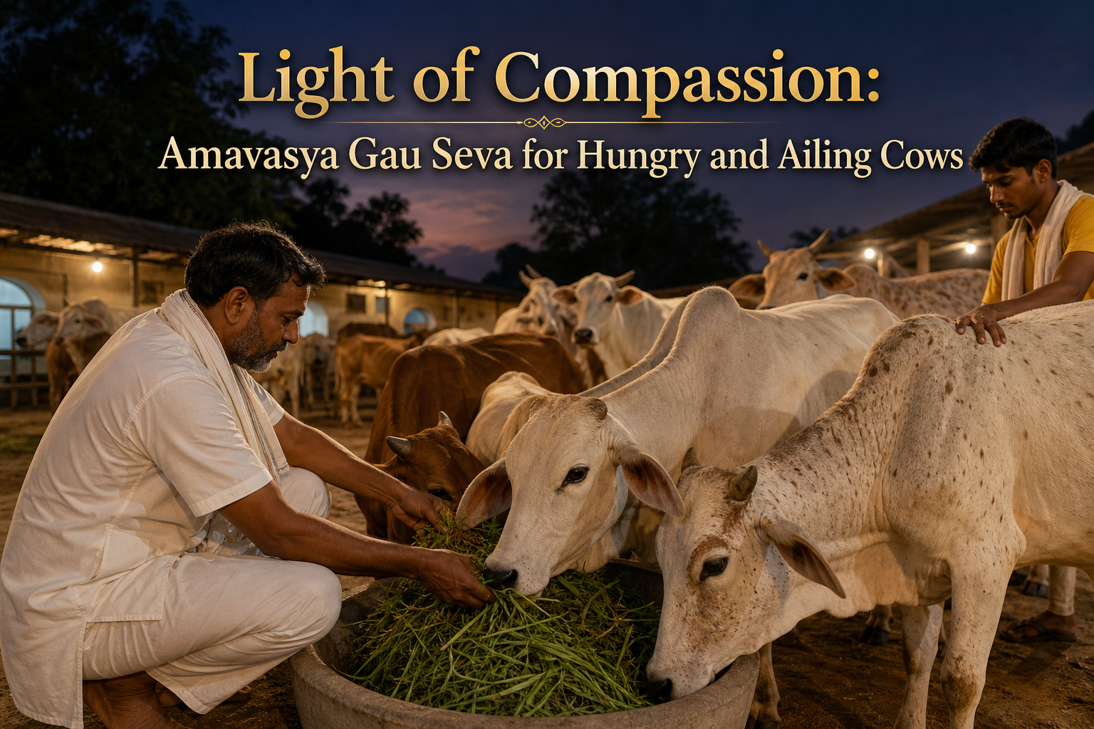 Amavasya Gau Seva for Hungry and Ailing Cows