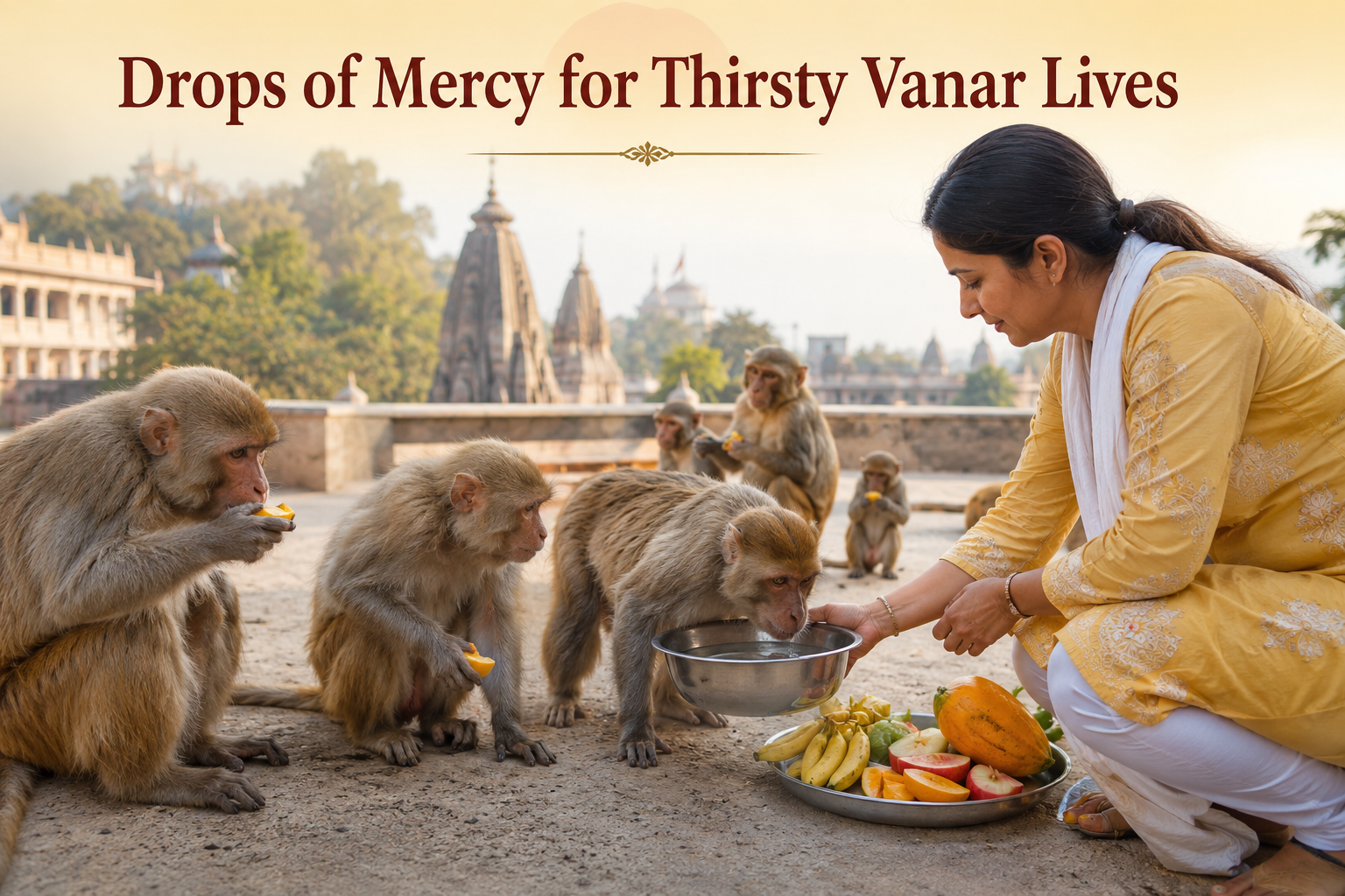 Nirjala Ekadashi Vanar Seva