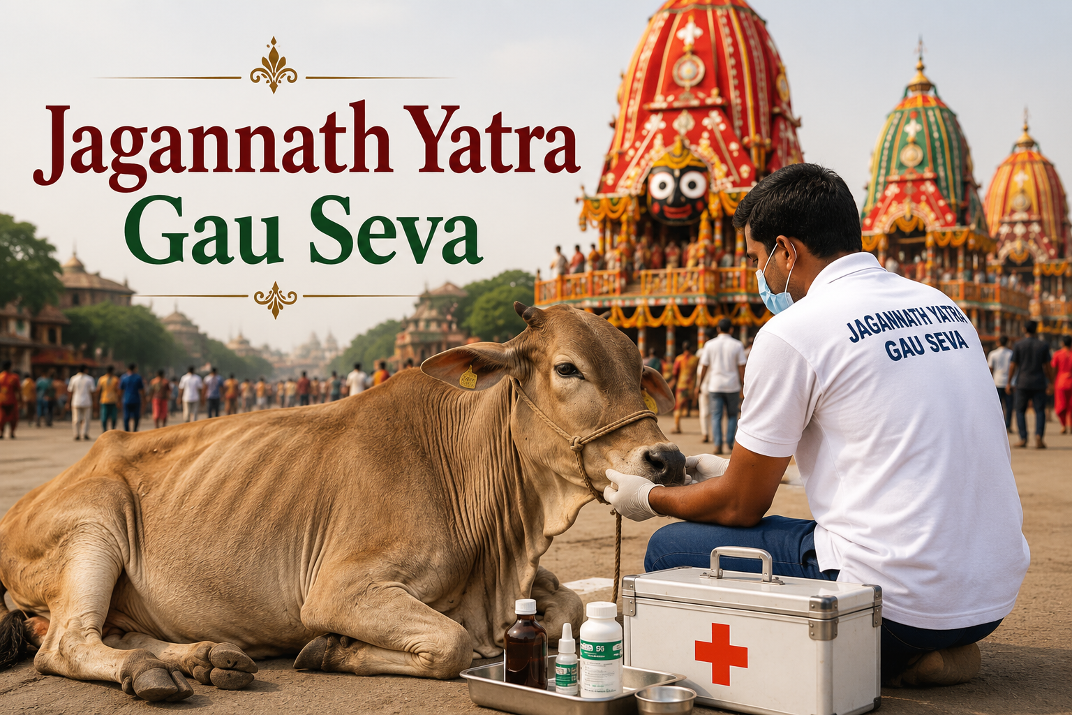 Healing and Protecting Sacred Cows This Jagannath Yatra