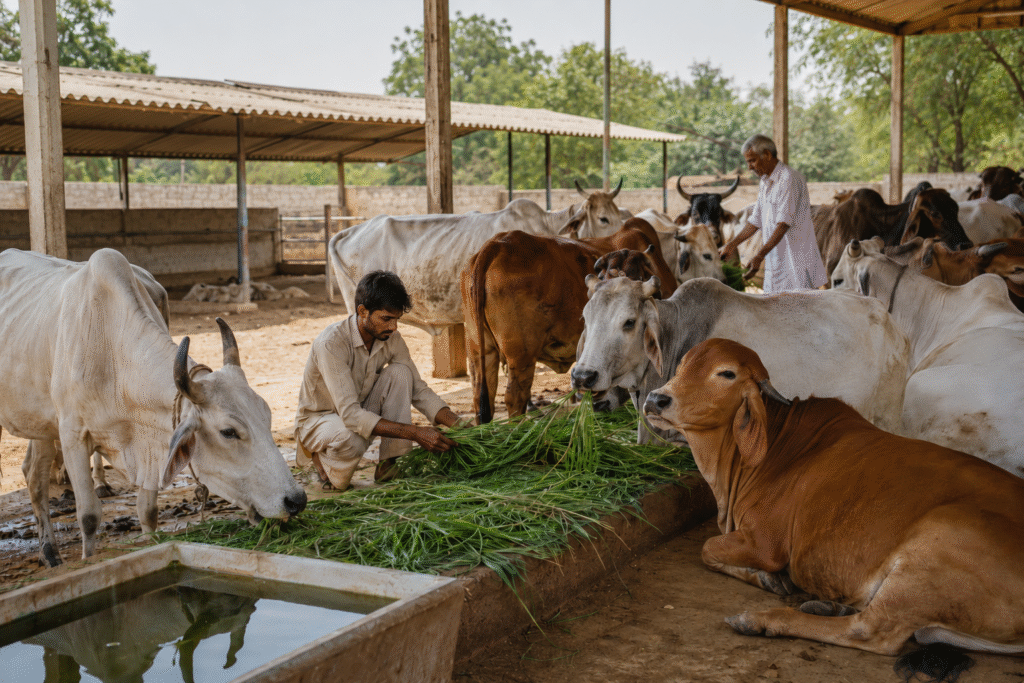 Donate for Cow Care in India: Support Treatment, Food, and Shelter