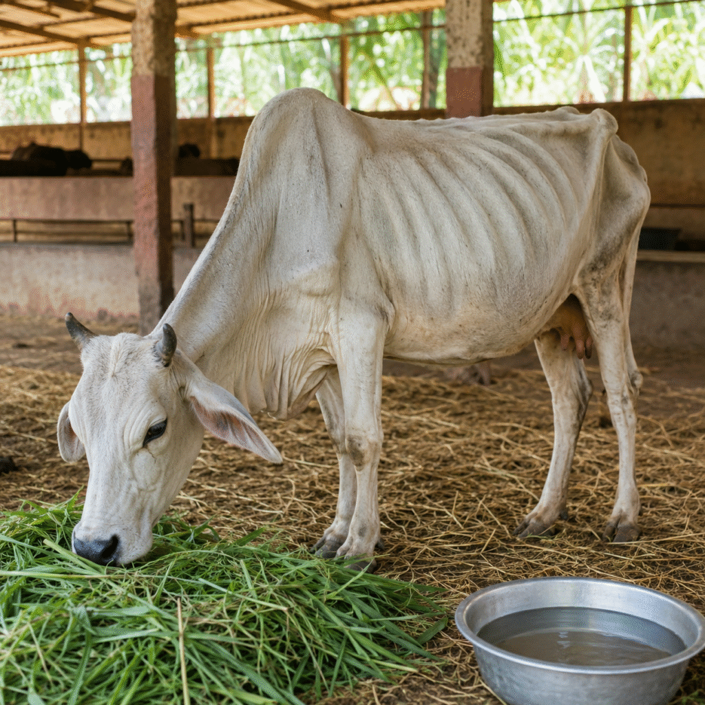 Nutrition and Treatment for Weak Cows