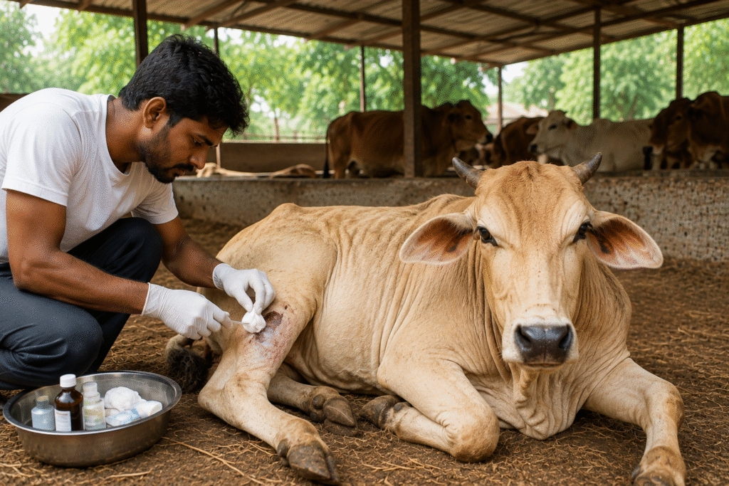 Emergency First Aid for Injured Cows